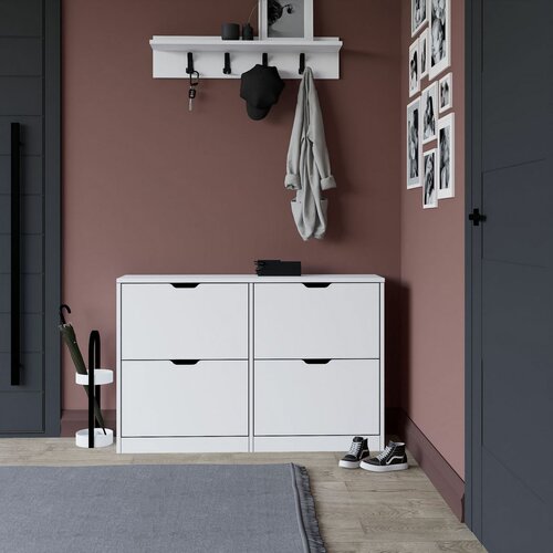 Duru Matte White cipősszekrény