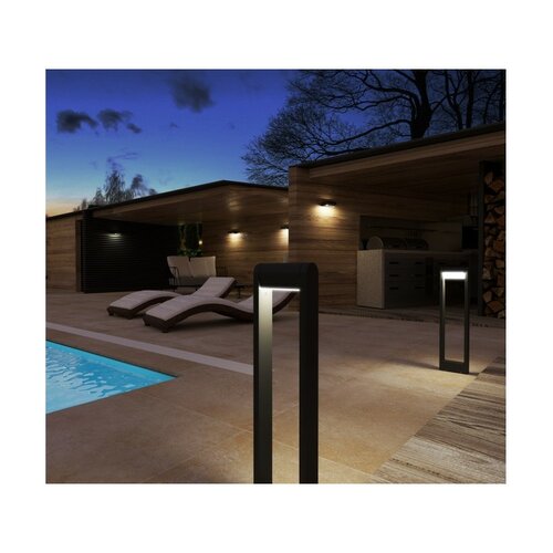 Panlux Vonkajšie stĺpikové LED svietidlo Faro antracit, IP54, 8 W