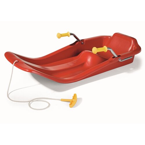 Rolly Toys Plastik-Schlitten Jetstar mit Metallbremsen, 41 x 93 cm