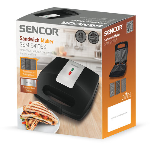 Sencor SSM 9410SS szendvicskészítő gép
