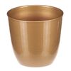 Vase de flori din ceramică Teracotă, diametru 10cm, auriu