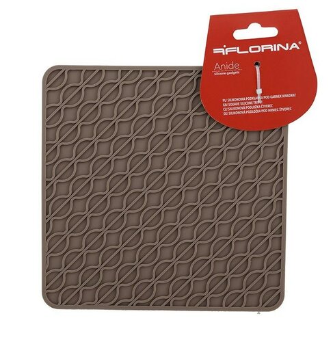 Suport pătrat din silicon Florina Anide, gri