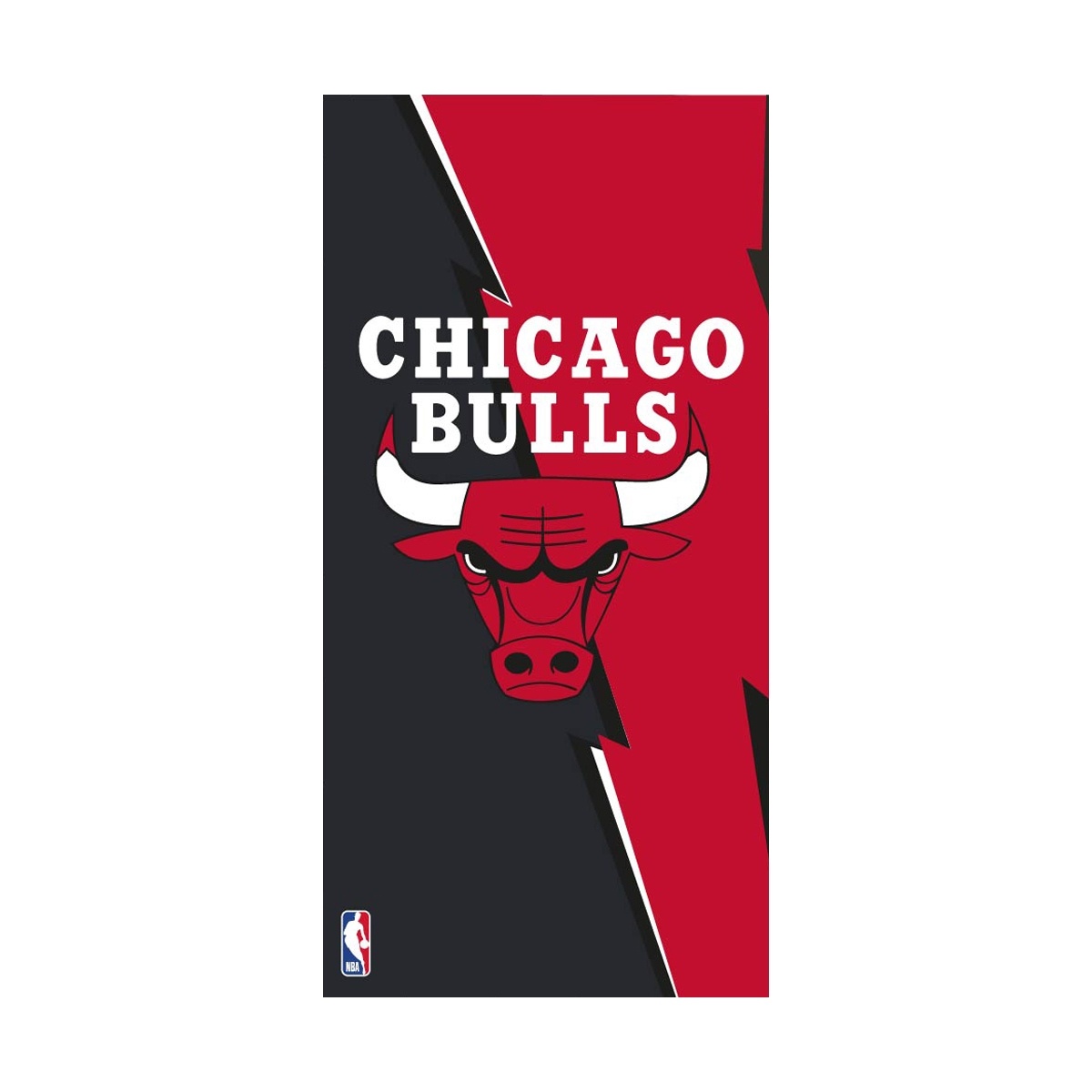 NBA Chicago Bulls frottír törölköző, 70 x 140 cm