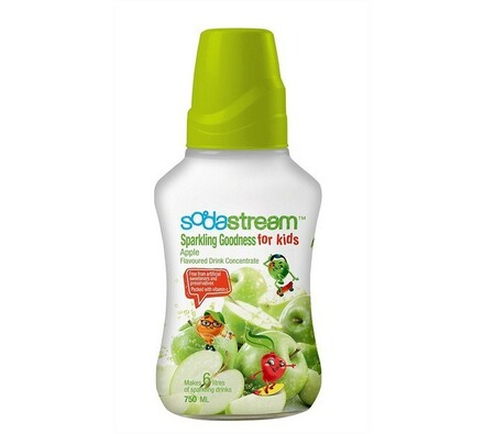 Syrop SodaStream z naturalnym sokiem z jabłek na 6 l, zielony,