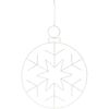 Świąteczna wisząca dekoracja LED KerstballSnowflake 250 LED, 48 cm