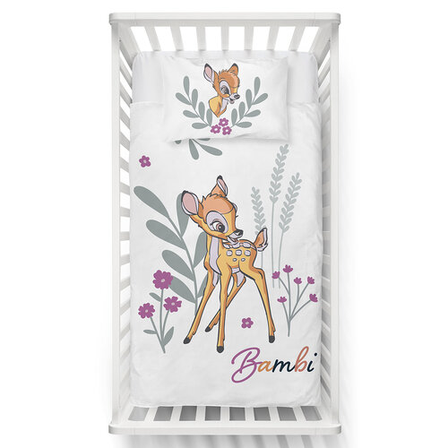 Gyermekágynemű Bambi Flower World , 100 x 135 cm,40 x 60cm