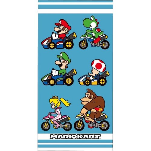 Levně Dětská osuška Super Mario Kart, 70 x 140 cm