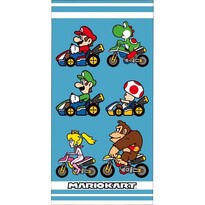 Ręcznik kąpielowy dla dzieci Super Mario Kart, 70 x 140 cm