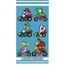 Kinderbadetuch Super Mario Kart , 70 x 140 cm