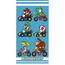 Super Mario Kart gyerek törölköző, 70 x 140 cm