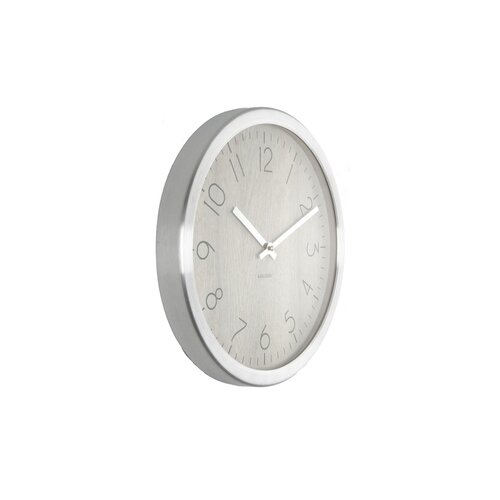 Karlsson 5609WH Designové nástenné hodiny, 35 cm