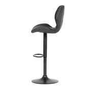 Scaun de bar B-431 BK3, negru