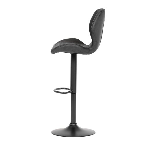 Scaun de bar B-431 BK3, negru