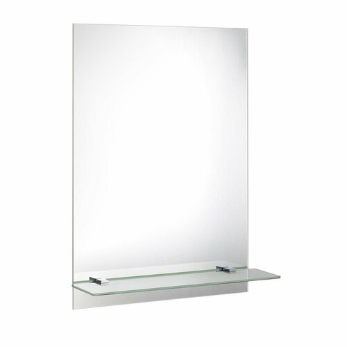 AQUALINE SB125 Samba półka szklana 60 cm, srebrny
