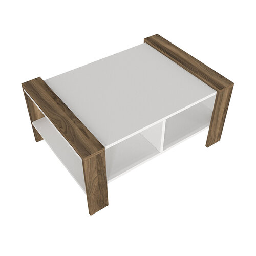 Măsuță de cafea Erica White Walnut