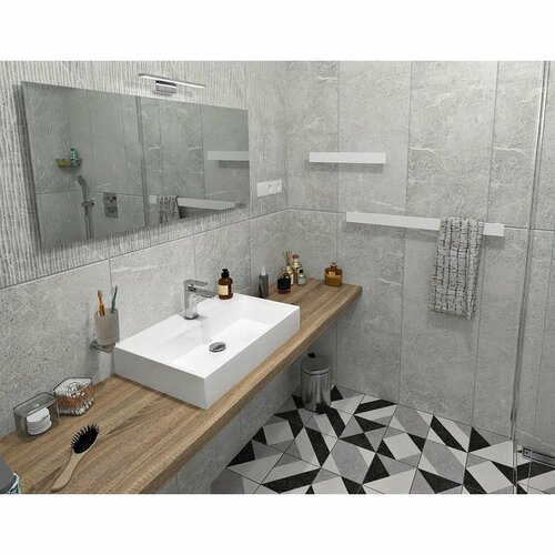 SAPHO PX036 Suport pentru prosoape, 80 x 6 cm, alb