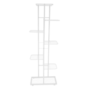 Suport pentru flori Bamir 2, alb, 43 x 22 x 126 cm