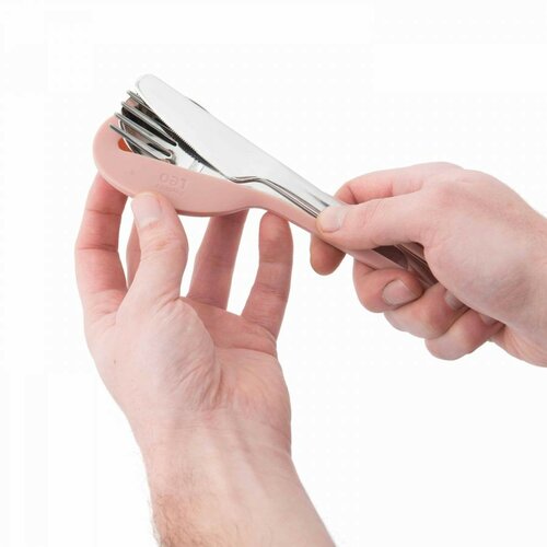 BergHOFF Potovalni jedilni pribor LEO, 4 kos