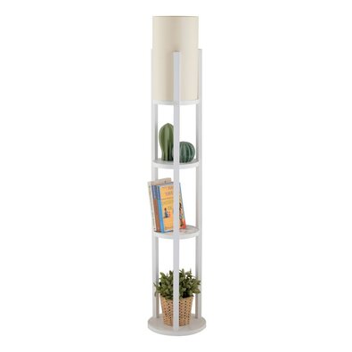 Stojacia lampa Circle Nora - SMK, biela