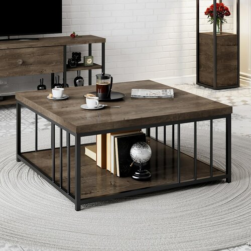 Konferenční stolek Zenn Walnut and Black