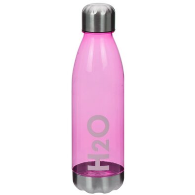 Sticlă sport cu capac din inox 700 ml, roz