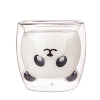 Altom Skleněný hrnek Panda, 260 ml Altom Skleněný hrnek Panda, 260 ml