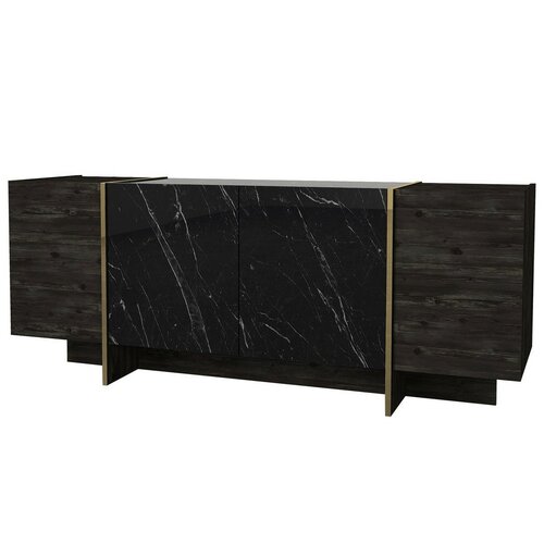 Szafka Veyron Black and Gold