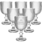 Pahare Altom pe picioare Selena, 370 ml, set de 6 buc.