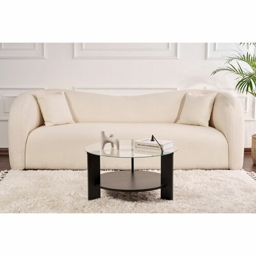 Clara Wood Black dohányzóasztal