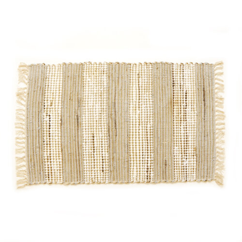 Covoraș țesut manual Iuta deschis, 60 x 90 cm