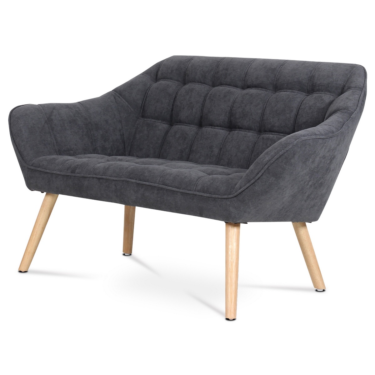 Dwuosobowa sofa AK-322 GREY2, szara
