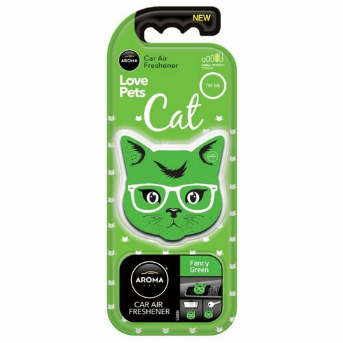 Osviežovač Aroma Car Cat, fancy green