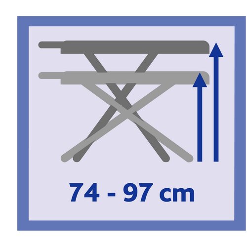 Vileda Total Reflect Plus Bügelbrett 130 x 44 cm