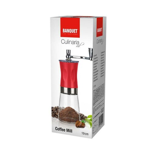 Banquet Mlýnek na kávu CULINARIA, 19 cm, červená - thumb (1)