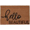 Кокосовий килимок для дверей Hello beautiful  , 39 x 59см