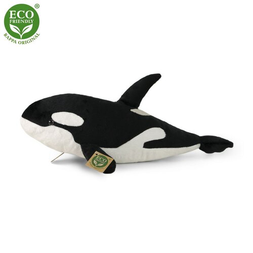 Rappa Plush Orca, 38 cm ECO-FRIENDLY