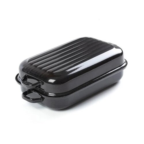 Belis Emaliowana brytfanna podwójna z żebrowaniem, 40 cm, 40 cm