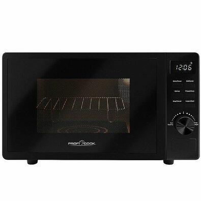 ProfiCook MWG 1278 mikrovlnná rúra s grilom, bezotočného taniera, 20 l