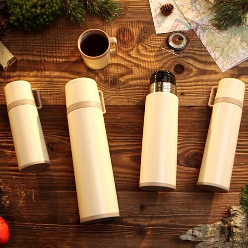 Termos cu cană Tescoma CONSTANT CREAM, 1 l