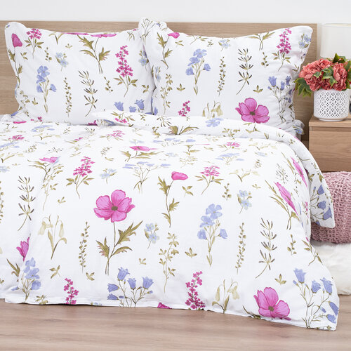 4Home Muslin posteljnina Wildflower Harmony, 140 x 200 cm, 70 x 90 cm