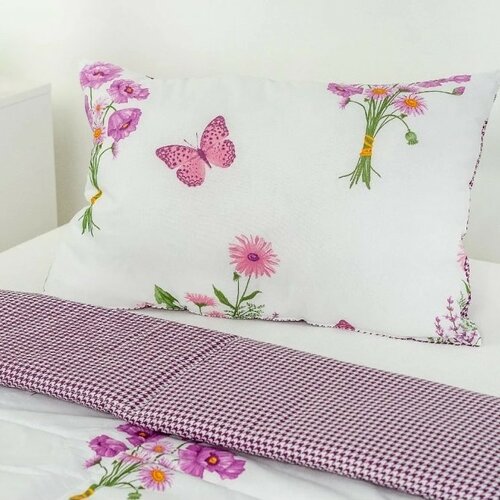 Stanex CLASSIC zestaw letni Wiosna fioletowy, 140x 200 cm, 40 x 60 cm