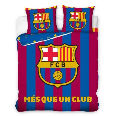 Bavlněné povlečení FC Barcelona , 220 x 200 cm, 2 ks 70 x 80 cm