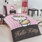 Matějovský Bavlněné povlečení Hello Kitty Gold, 140 x 200 cm, 70 x 90 cm