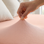 Cearșaf de pat din bumbac 4Home DELUXE, pudră, 120 x 200 cm