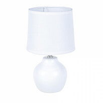 Altom Ceramiczna lampa stołowa, biały Altom Ceramiczna lampa stołowa, biały