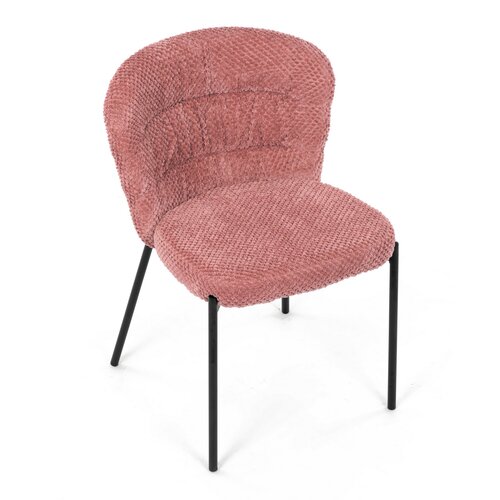 Étkező szék Bouclé CT-W1077 PINK2, rózsaszín