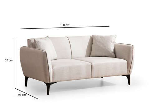 Canapea Belissimo Off White