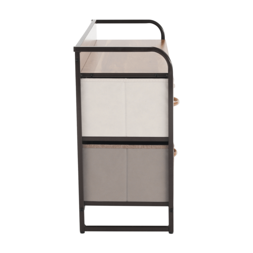 Comoda cu sertare din material textil HAZEL TIP 4,maro