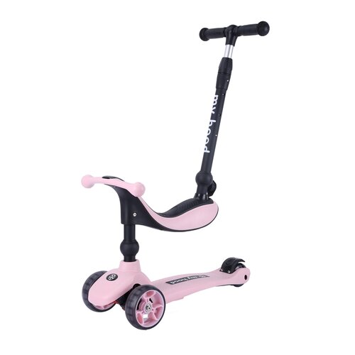 My Hood 505144 odpychacz wielofunkcyjny Kick' n'Ride, różowy