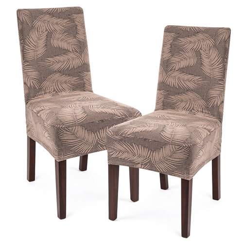 4Home Napínací potah na židli Comfort Plus Feather, 40 - 50 cm, set 2 kos